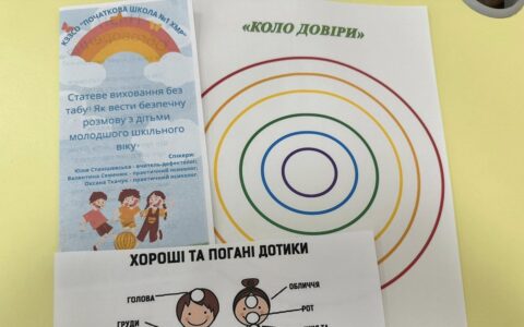 Статеве виховання без табу: "Як вести безпечну розмову з дітьми молодшого шкільного віку"