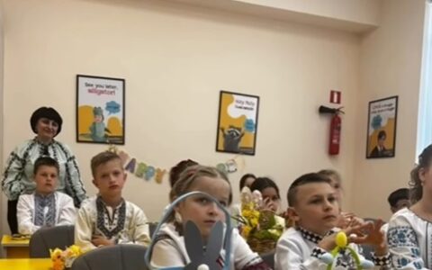 Телеміст з школо-побратимом з міста Шяуляй, Литва